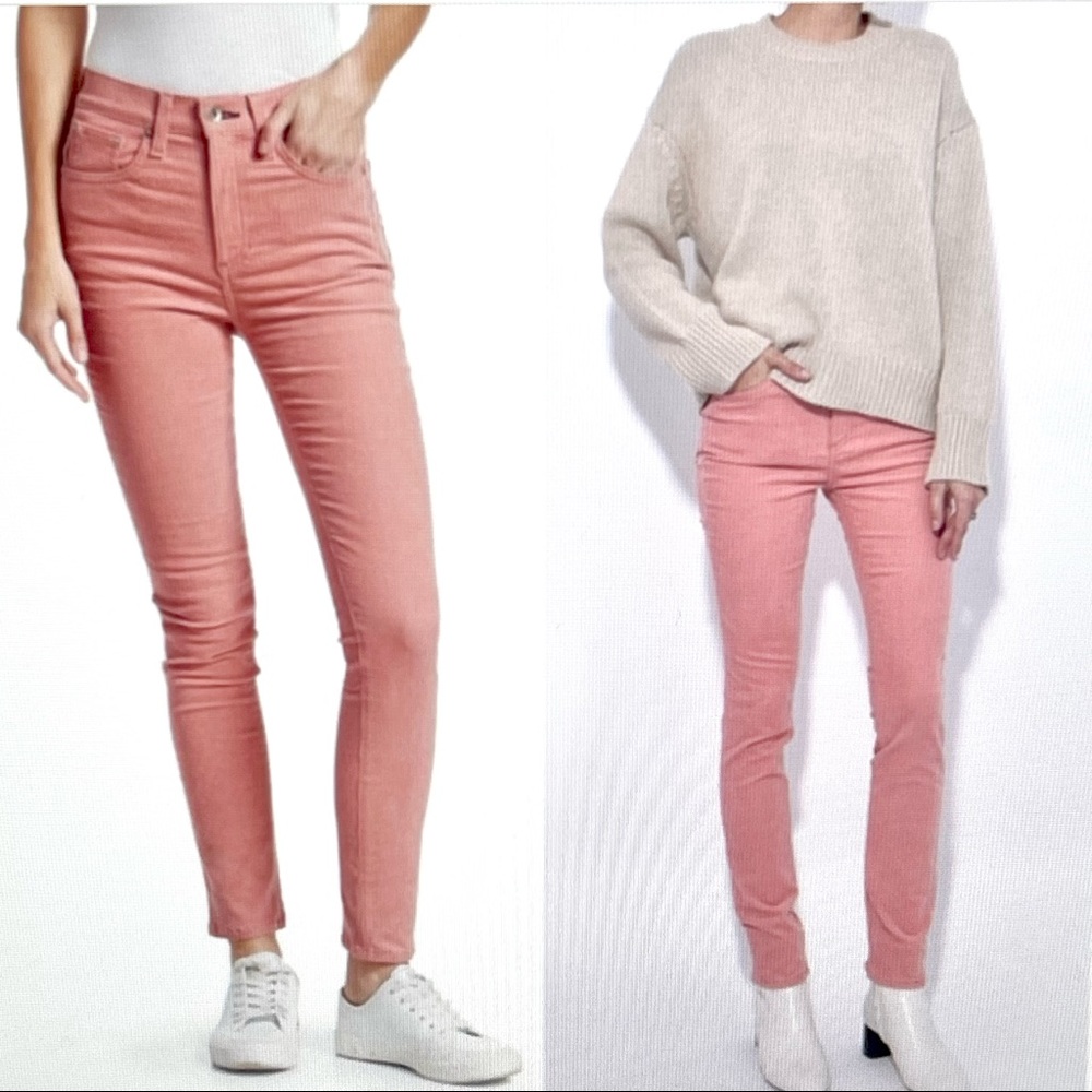 NWT Rag & Bone High Rise  Corduroy Skinny Pants